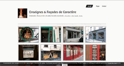 Desktop Screenshot of enseignesfeuillesdor.fr